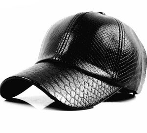 Baseball Cap women fall faux Leather cap hip hop Hats For men winter hat for women - FUCHEETAH