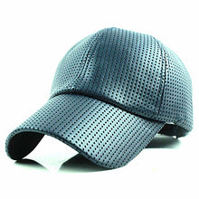 Charger l&#39;image dans la galerie, Baseball Cap women fall faux Leather cap hip hop Hats For men winter hat for women - FUCHEETAH