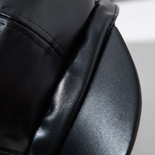 Laden Sie das Bild in den Galerie-Viewer, Retro  Beret Hat PU Leather Solid British Style Flat Top Octagonal Cap - FUCHEETAH