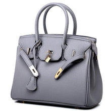 Load image into Gallery viewer, Women Large-capacity Handbag Shoulder Bags PU Litchi Pattern Platinum Bag Zipper Diagonal Crossbody Bag - FUCHEETAH