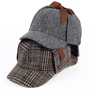 Sherlock Holmes Detective Hat Unisex Cosplay Accessories berets Men Women Two Brims beret - FUCHEETAH