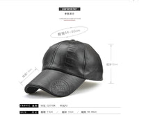 Load image into Gallery viewer, Autumn and winter hat European and American new outdoor baseball cap men&#39;s printing simple leather - FUCHEETAH