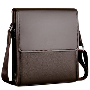 New Arrival Business Men Messenger Bags vintage Leather Crossbody Shoulder Bag for male - FUCHEETAH