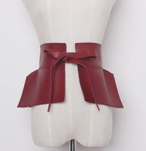 Load image into Gallery viewer, Pu Leather Bow Belt Women Fashion Tide All-match - FUCHEETAH