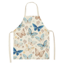 Load image into Gallery viewer, Printed Kitchen Aprons for Women Cotton Linen - FUCHEETAH
