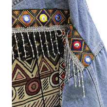 Load image into Gallery viewer, Female Jacket Vintage Embroidery tassel loose long sleeve - FUCHEETAH