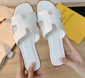 2020 Women Summer cut out ladies sandals ladies sandals good quality flat shoe Candy Color Outdoor - FUCHEETAH