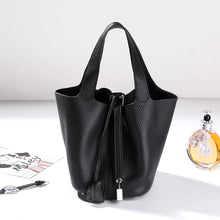 Load image into Gallery viewer, Newest Genuine Leather Women Bucket Bag Brand Design Real Leather - FUCHEETAH