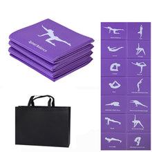 Laden Sie das Bild in den Galerie-Viewer, PVC Foldable Yoga Mat Exercise Pad Thick Non-slip Folding - FUCHEETAH