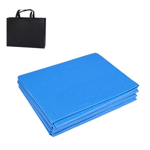PVC Foldable Yoga Mat Exercise Pad Thick Non-slip Folding - FUCHEETAH