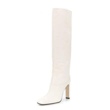 Laden Sie das Bild in den Galerie-Viewer, Knee High Boots Women New Design Fur Warm Winter Shoes High Heel Woman - FUCHEETAH