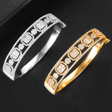 Load image into Gallery viewer, Luxury Stackable Bangle Cuff  Cubic Zircon Crystal - FUCHEETAH