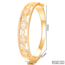 Load image into Gallery viewer, Luxury Stackable Bangle Cuff  Cubic Zircon Crystal - FUCHEETAH