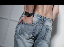 Cargar imagen en el visor de la galería, Samo Zaen Collection Street beggar jeans slim leg - FUCHEETAH