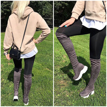 Load image into Gallery viewer, Stretch Fabrics Over The Knee Boots - FUCHEETAH