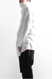 Samo Zaen Collection High collar loose irregular casual long-sleeved Tshirt - FUCHEETAH