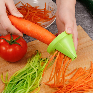 Kitchen Tools Veg_Fruit  Multi Spiral Shredder Peeler Manual Potato Carrot Radish Rotating Shredder Grater - FUCHEETAH