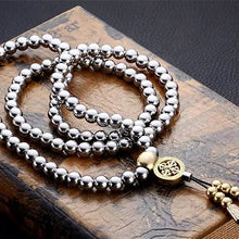 Charger l&#39;image dans la galerie, Tactical 10MM Steel Chain Beads Self Defense Hand Bracelet Necklace - FUCHEETAH