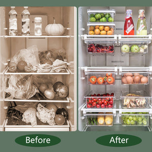 Transparent Refrigerator Organizer Bin Storage Box - FUCHEETAH