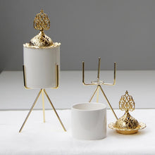 Cargar imagen en el visor de la galería, Nordic Style Ceramic Incense Burner +Stand Backflow Incense Burner - FUCHEETAH