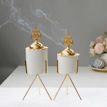 Load image into Gallery viewer, Nordic Style Ceramic Incense Burner +Stand Backflow Incense Burner - FUCHEETAH