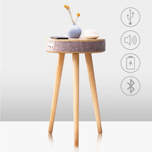 Cargar imagen en el visor de la galería, Smart Table Living Room Inductive Wireless Charging Table Wooden Outdoor 3D Surround Music - FUCHEETAH