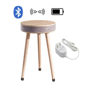 Smart Table Living Room Inductive Wireless Charging Table Wooden Outdoor 3D Surround Music - FUCHEETAH
