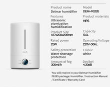 Load image into Gallery viewer, 5L Air Humidifier Household Ultrasonic Diffuser Humidifier Aromatherapy for Office Home - FUCHEETAH