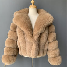Charger l&#39;image dans la galerie, Winter Mink Fuzzy Coat Faux Long Sleeve Fluffy Fur