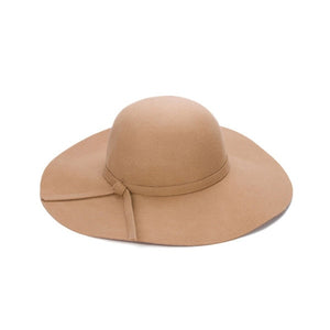 Chapeau  Casual Fedora Cap Wide Brimmed Dome Hats High Quality Wool Floppy - FUCHEETAH