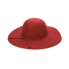 Charger l&#39;image dans la galerie, Chapeau  Casual Fedora Cap Wide Brimmed Dome Hats High Quality Wool Floppy - FUCHEETAH